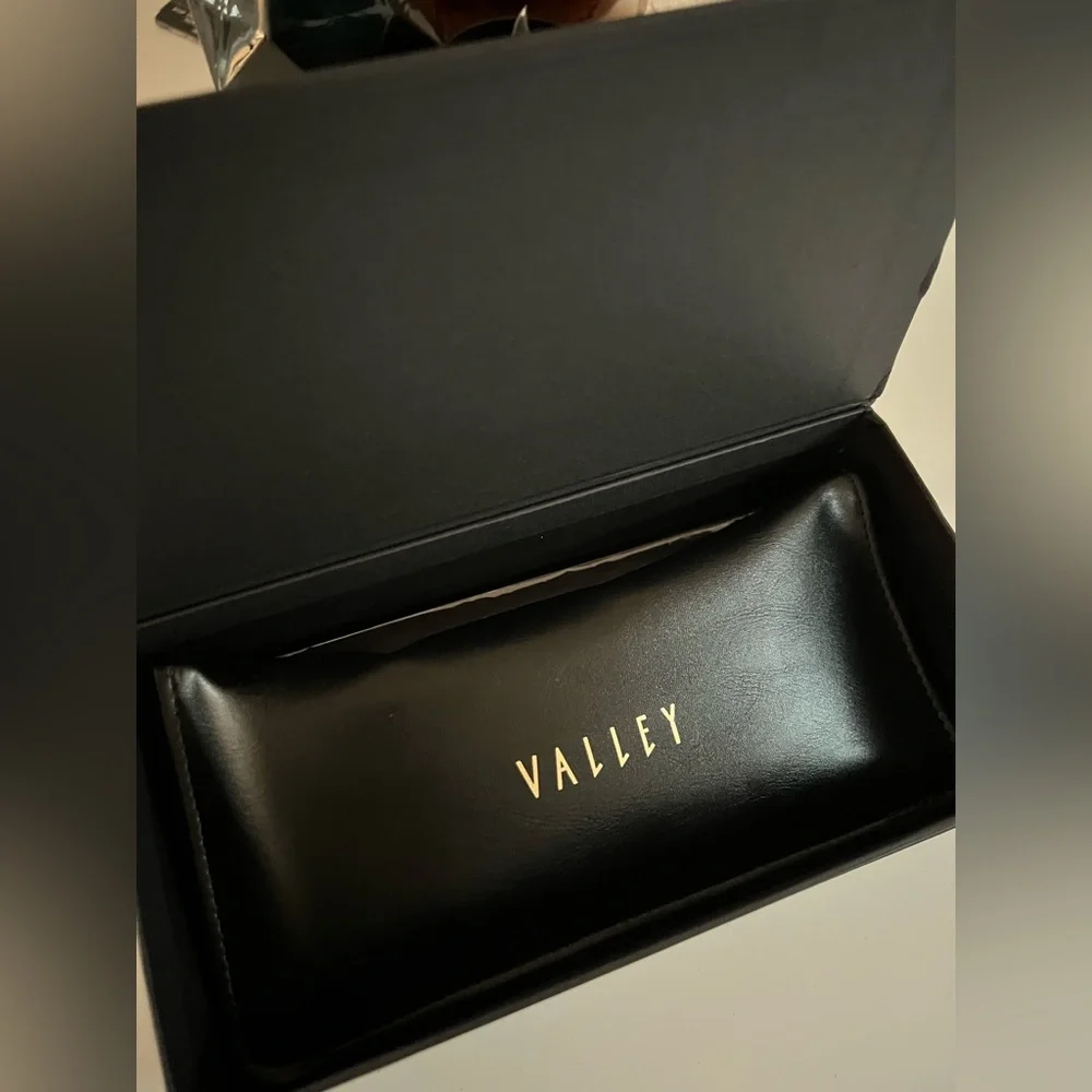NWT Valley Eyewear Red to Clear Gradient Goth Sunglasses with Amber Lenses 💀🖤